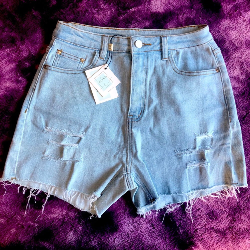 ByEgreis Jean shorts. Size small, new with tags.